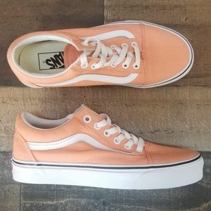 bleached apricot vans old skool